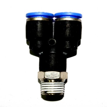 Pu Y Male Branch Pneumatic